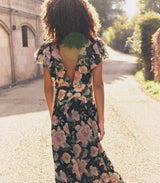 AMIRA DRESS -- ROSE GARDEN FLORAL