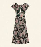 AMIRA DRESS -- ROSE GARDEN FLORAL