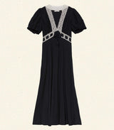 AUGUSTINA DRESS -- BLACK
